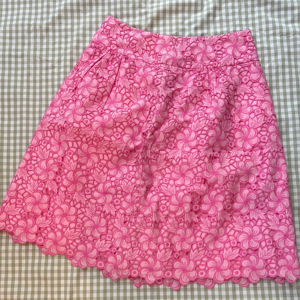 Lilly Pulitzer Pink A-Line Knee-Length Skirt